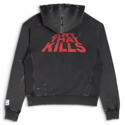 ATK DISTRESSED LOGO HOODIE