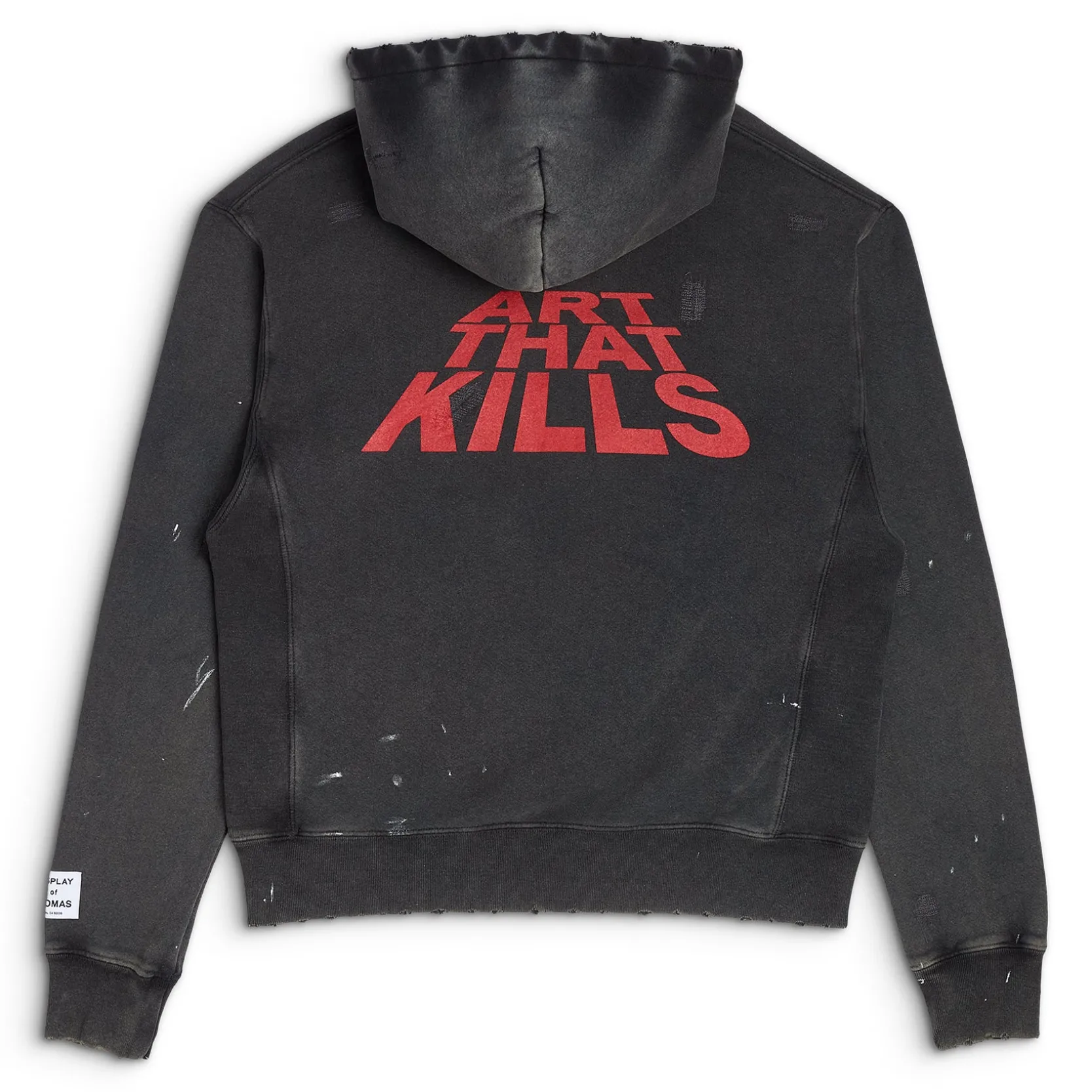 ATK DISTRESSED LOGO HOODIE