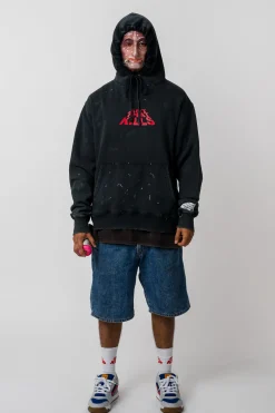 ATK DISTRESSED LOGO HOODIE