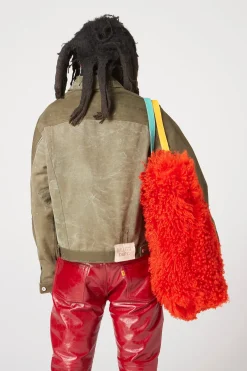 FOXY DESTINATION SHEARLING BIG TOTE