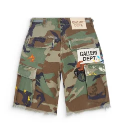 G PATCH CAMO CARGO SHORTS WOMEN'S