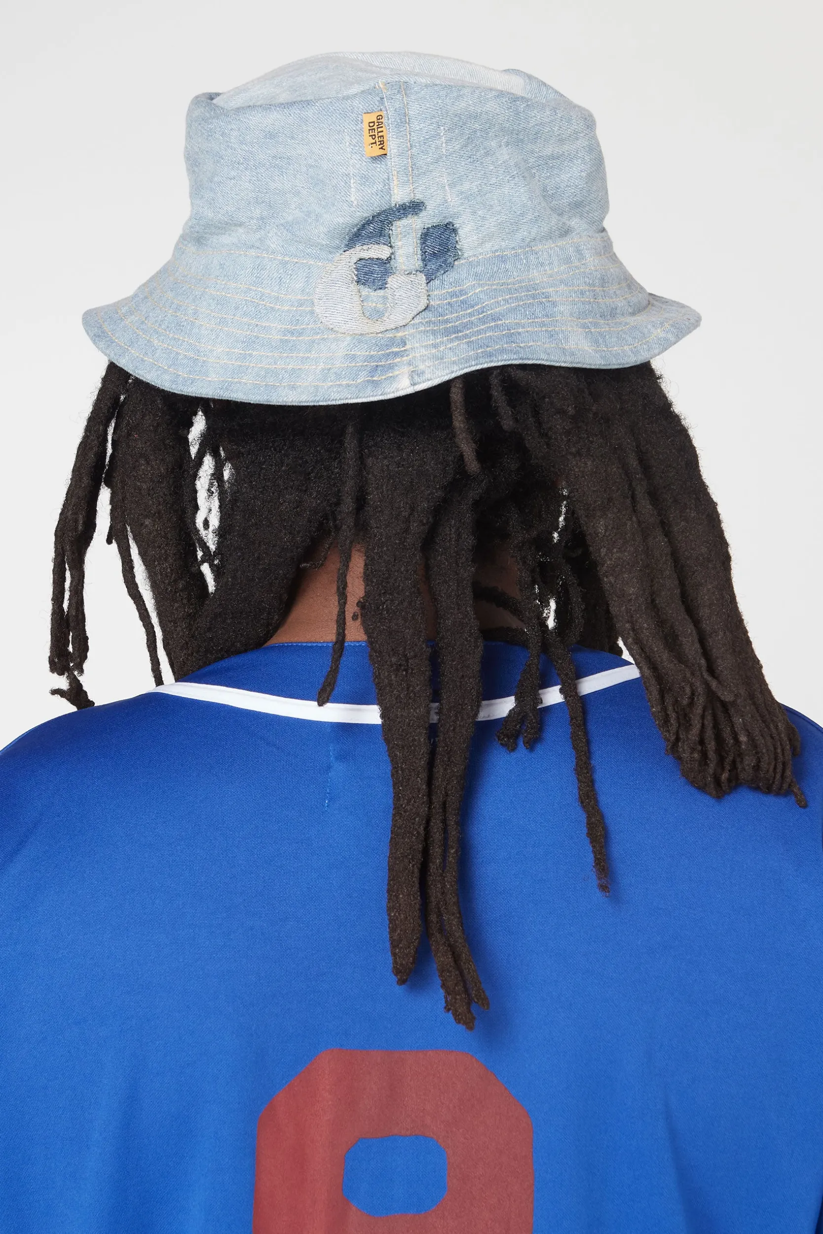 G PATCH DENIM BUCKET HAT