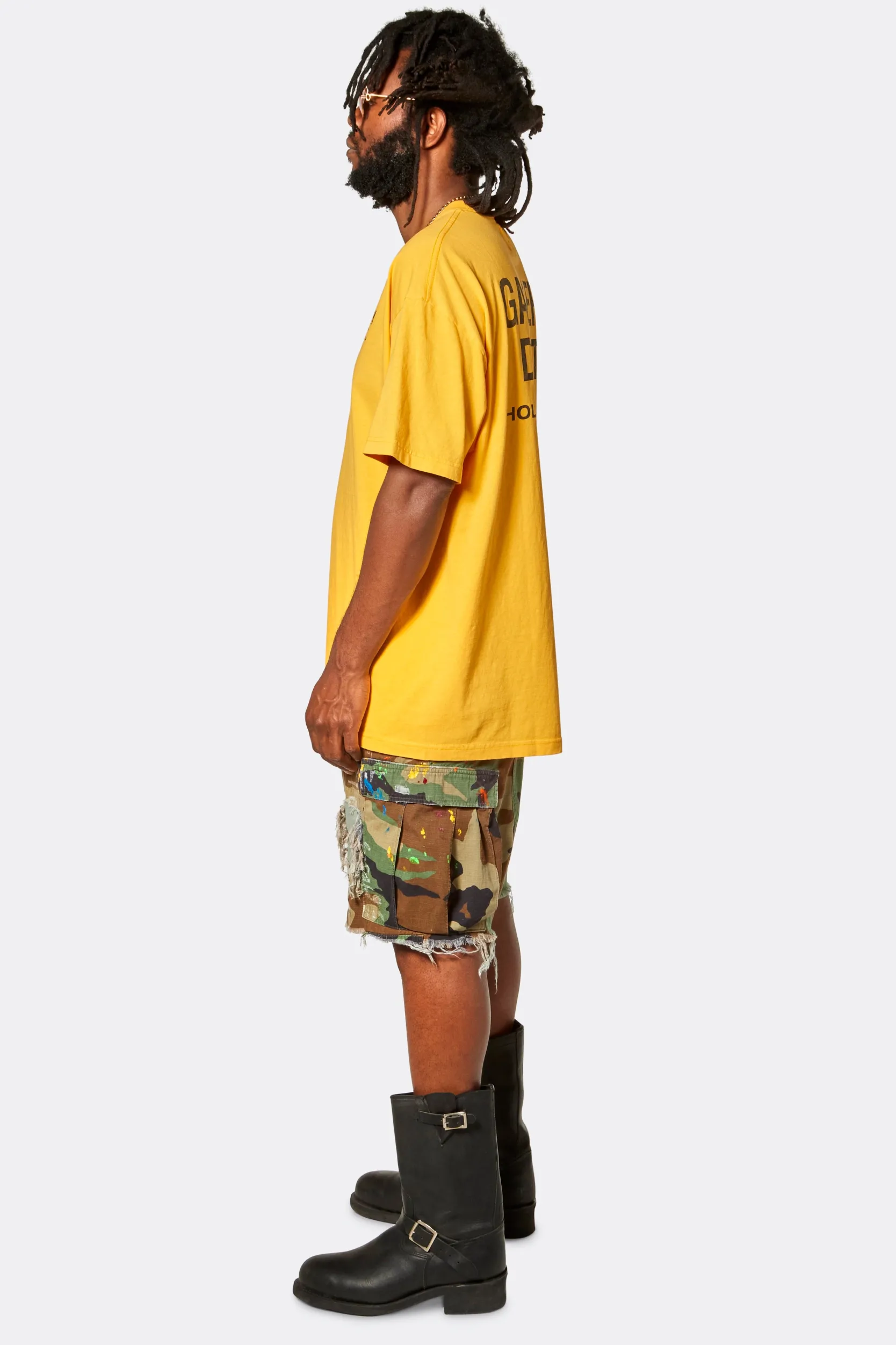 G PATCH WOODLAND CAMO CARGO SHORTS