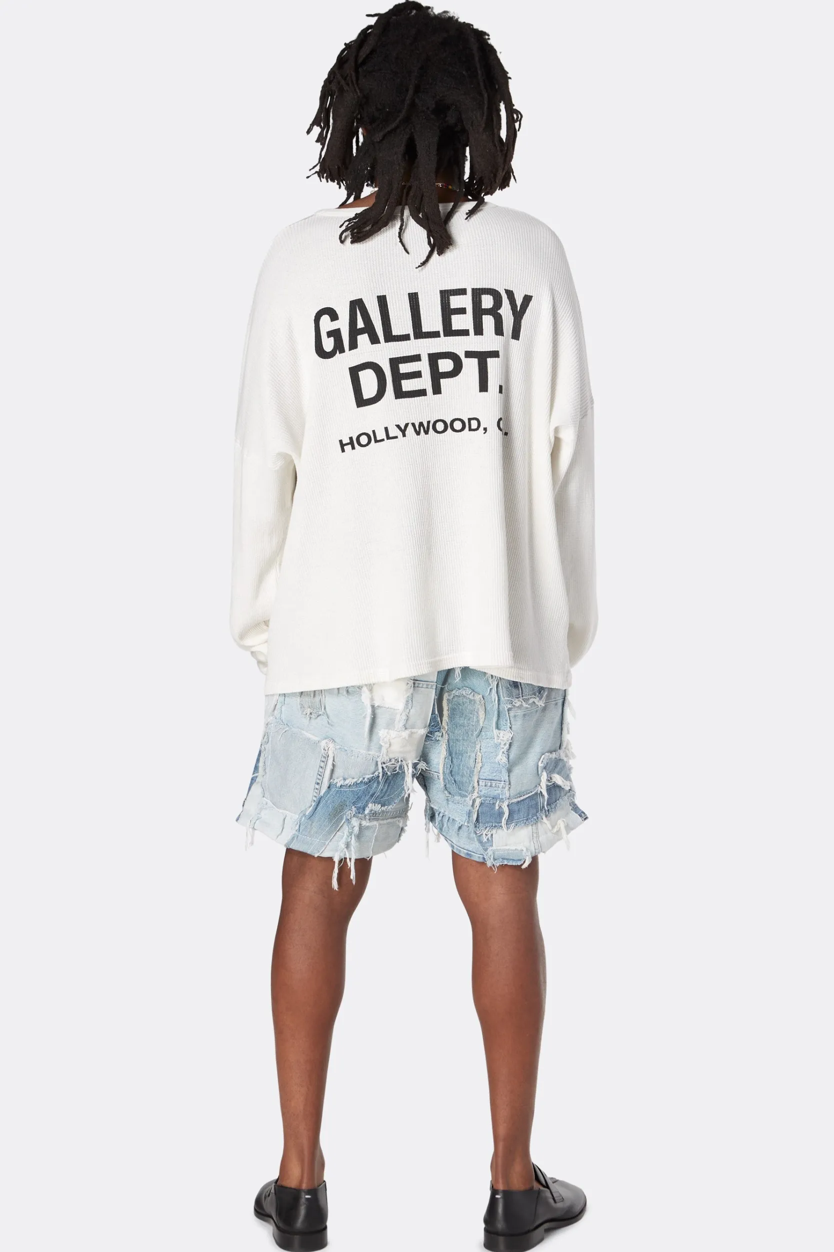 PATCHWORK DENIM ZUMA SHORTS
