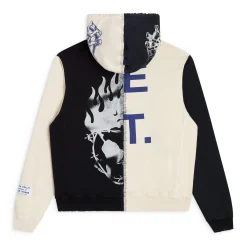 RETOUCHE TWO FACED HOODIE