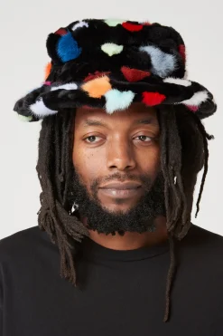 RODMAN POLKA DOT BUCKET HAT
