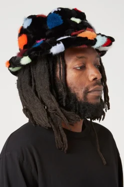 RODMAN POLKA DOT BUCKET HAT