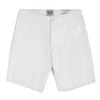 WHITE FOIL CARGO SHORTS